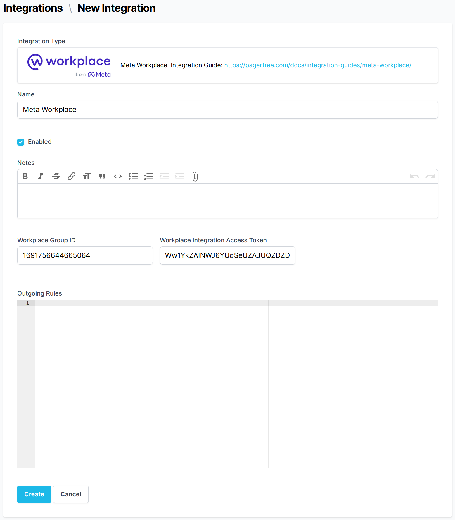 Pagertree Workplace integration
